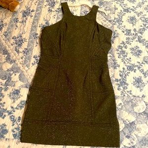 BCBG Generation little metallic cocktail dress